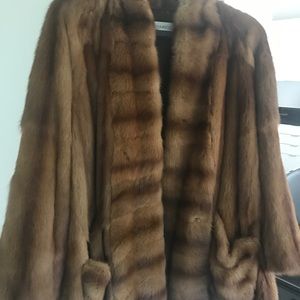 Nina Ricci  Kolinsky Fur Coat